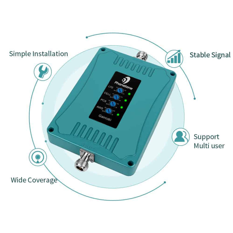 Sistema de amplificación de señal para celular en áreas rurales 3G 4G LTE